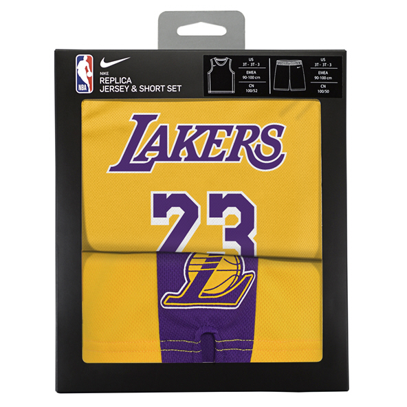 Nike Lakers James Infant Kit Yellow