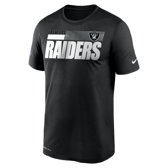Nike Raiders Sideline T-Shirt Black