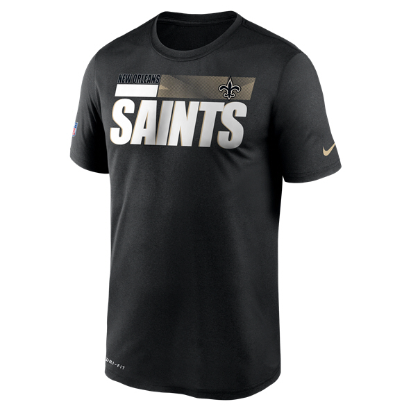 Nike Saints Legend Sideline T-Shirt Blk