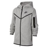 Nike Swoosh Tech Fleece Boys FZ Grey