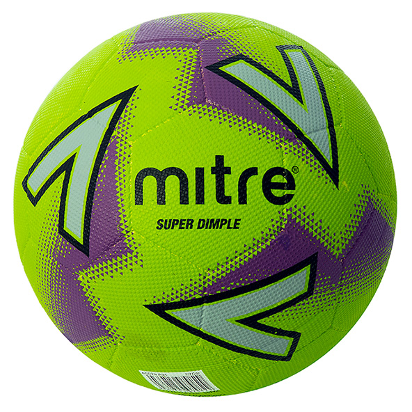 Mitre Dimple Tarmac Ball Green/Purple