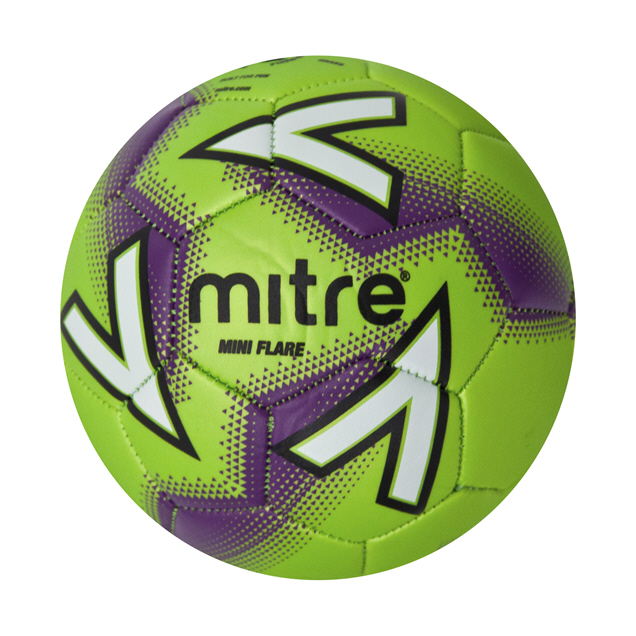 MITRE MINI FLARE BALL GREEN/PURPLE/WHITE