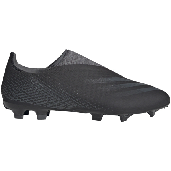 adidas X Ghosted.3 FG Laceless Football Boot, Black