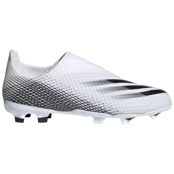 adidas X Ghosted.3 Kids' Football Boot, White