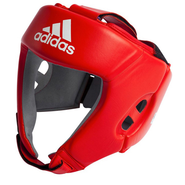 adidas AIBA Licensed Head Guard Red
