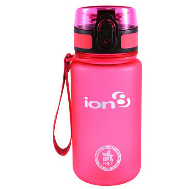ion8 Pod 350ml Water Bottle Pink