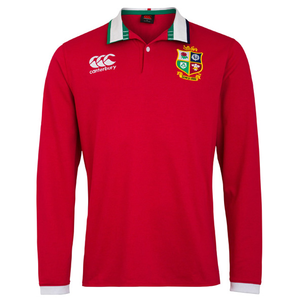 Canterbury British & Irish Lions Long Sleeve Classic Jersey Red