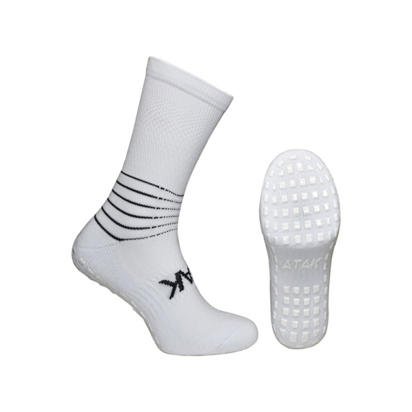 ATAK C-Grip Kids Socks White