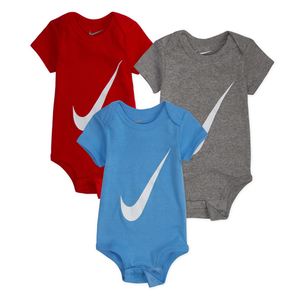 Nike Infant Swoosh 3Pk Tee 0-6 Months Multi