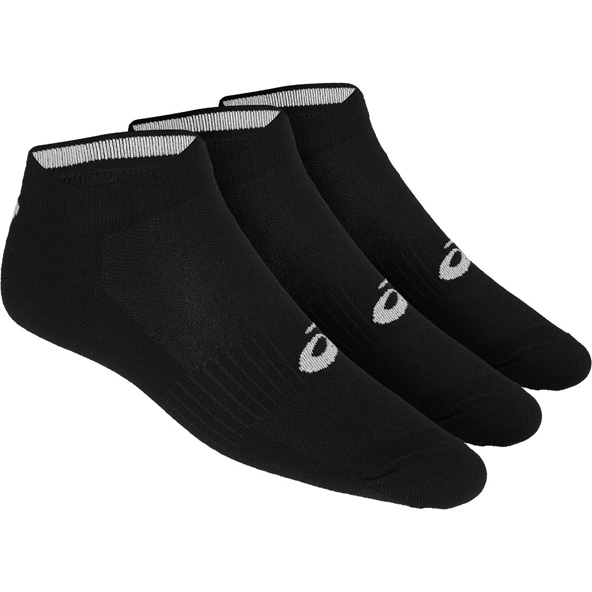 Asics 3 Pack Mens PED Socks Black