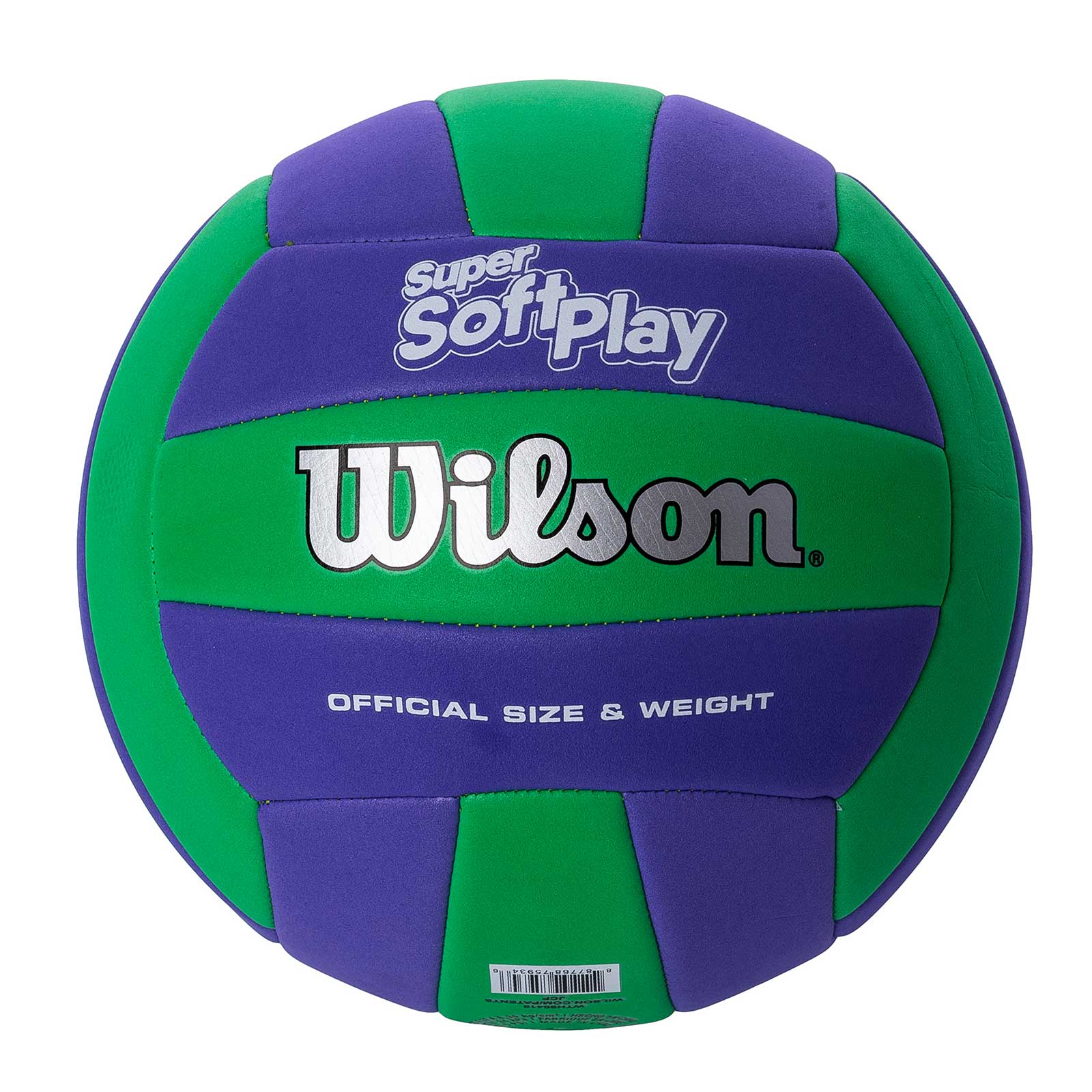 Wilson Super Soft Play Volleyball Grn/Pu