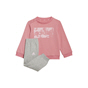 adidas Girls Infant Lin Jogsuit Pink
