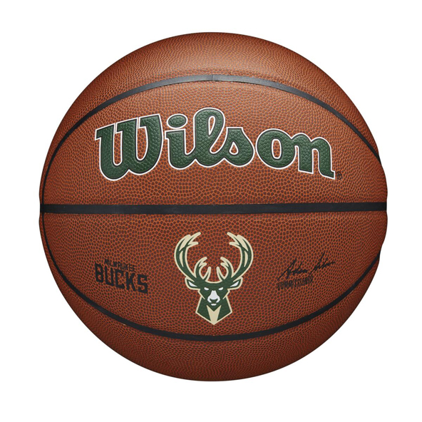 Wilson NBA Composite Bucks 7 Brown