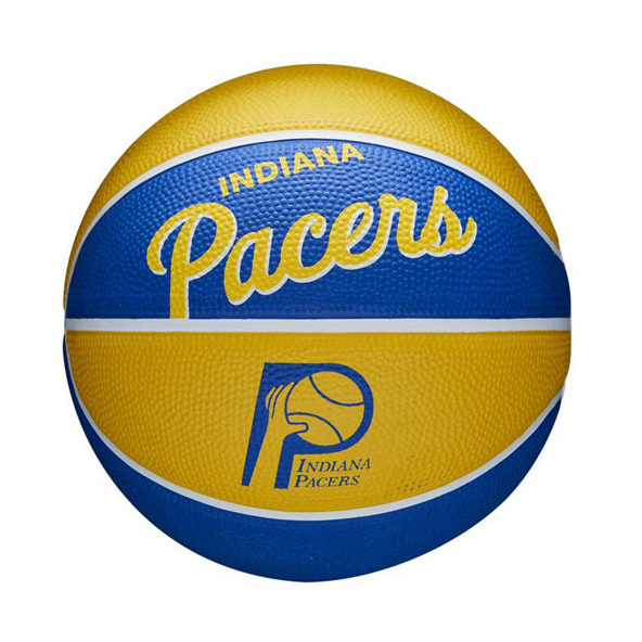 Wilson NBA Size 3 Retro Indiana Pacers Mini Basketball