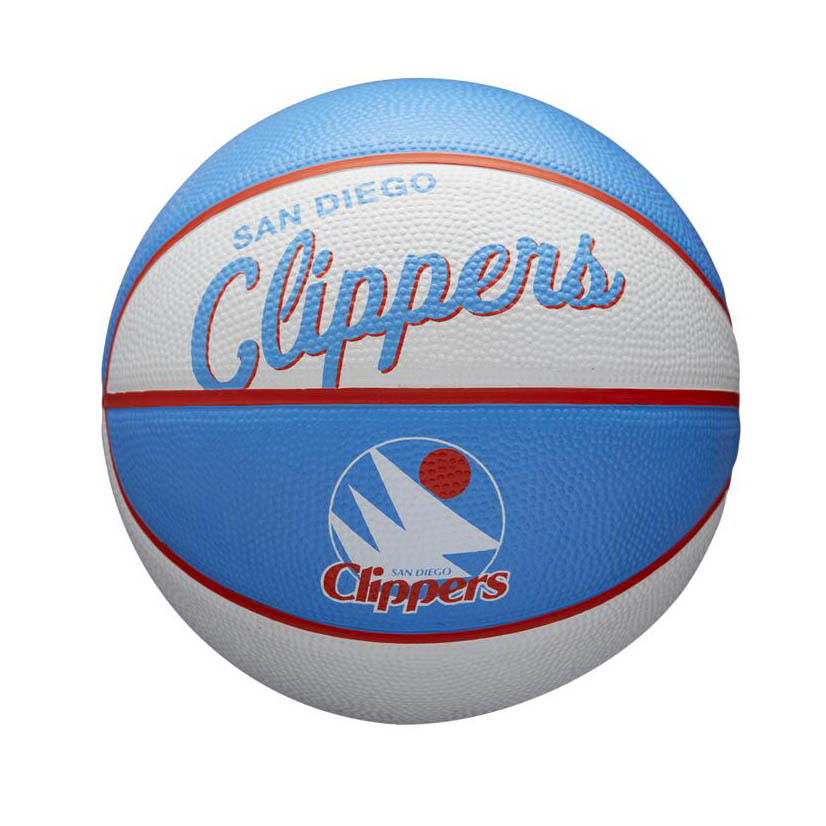 WILSON NBA SIZE 3 RETRO LA CLIPPERS MINI BASKETBALL