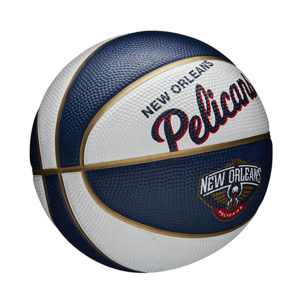 Wilson NBA Size 3 Retro New Orleans Pelicans Mini Basketball