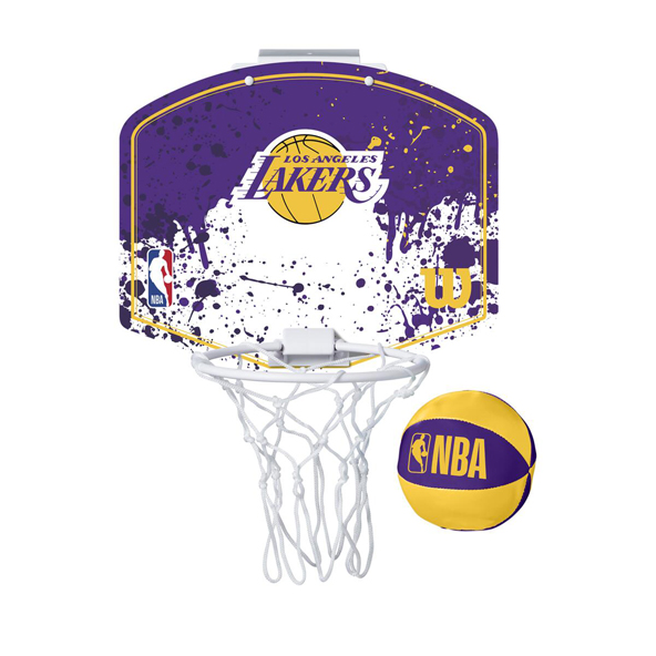 Wilson NBA Mini Hoop La Lakers Purple