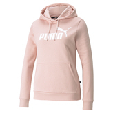 Puma Womens ESS Logo Hoodie Pink