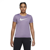 Nike Wmns DF Swsh Run Tee Purple