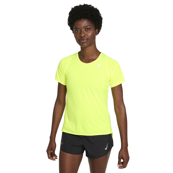 Nike Wmns DF Race Tee Yellow