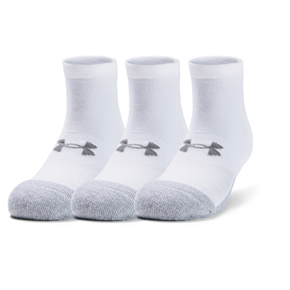 UA Heatgear Locut Socks White