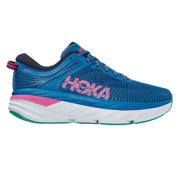 Hoka Bondi 7 Womens Run Blue/Pink