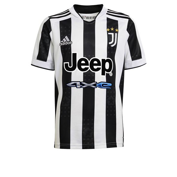 adidas Juventus 21 Kids Home Jersey Black