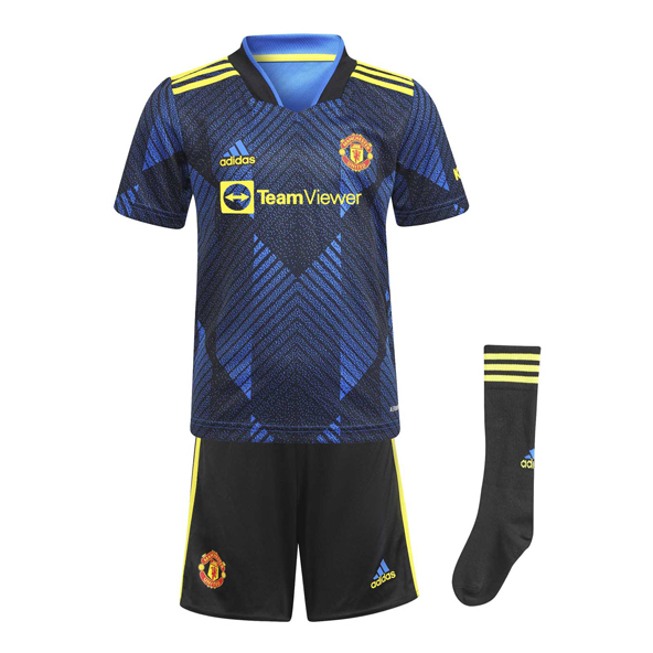 adidas Man Utd FC 3rd Mini Kit Blue