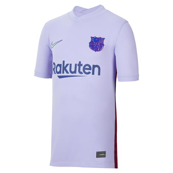 Nike FC Barcelona Kids 21 Away Jersey Purple