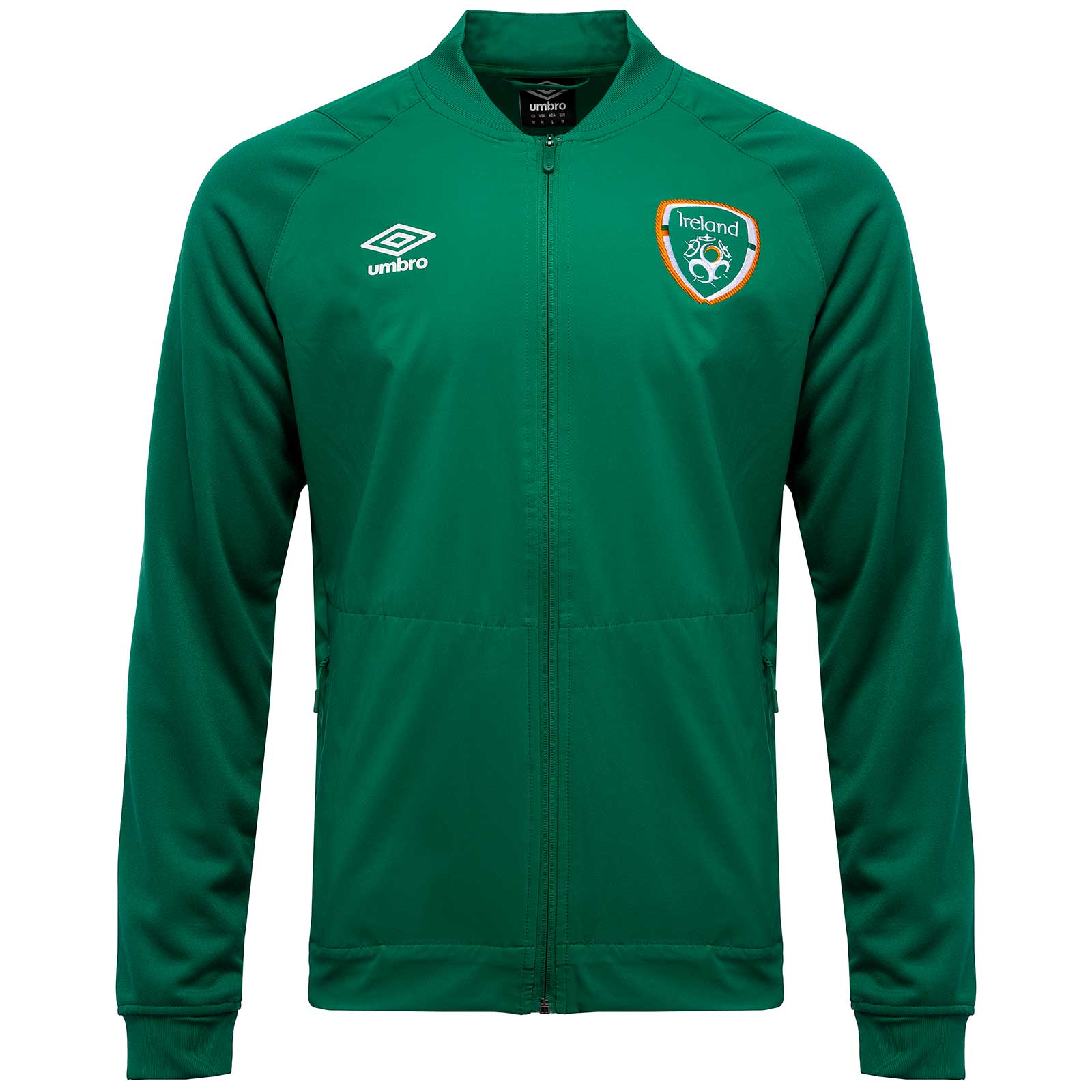 Yoghurt Levendig Oceaan Umbro FAI 21 Anthem Jacket Green | Ireland | Football | Elverys | Elverys  Ireland
