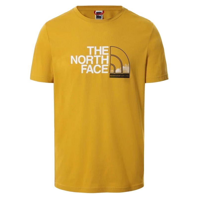 THE NORTH FACE MENS MOUNTAIN GRAPHIC SHORT SLEEVE T-SHIRT