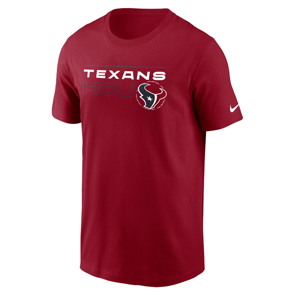 Nike Texans Broadcast Essential Tee Red