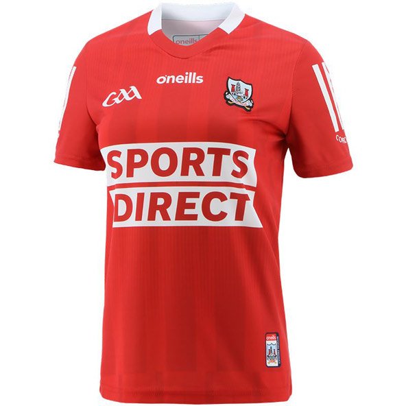 O'Neills Cork 21 Home Wmns Fit Jrsy Red