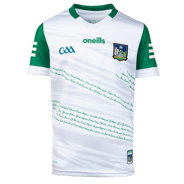 O'Neills Limerick 2021 Home Goalkeeper Kids' Jersey White