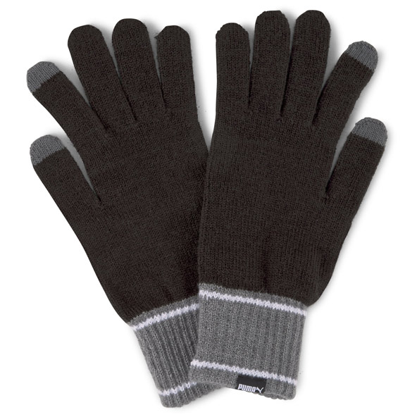 Puma Knit Gloves Black