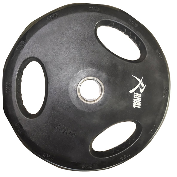 Rival Rubber Radial Olympic Plate - 20kg