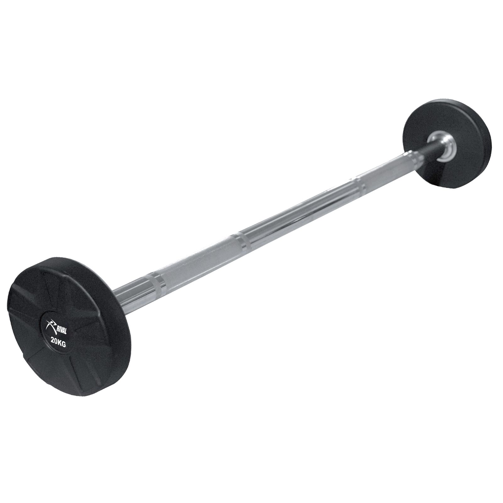 RIVAL RUBBER BARBELL - 20KG