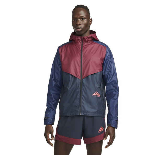 Nike Mens Sf Trail Windrunner Jacket Red