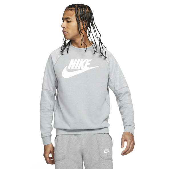 Nike Men's Fleece Crew Grey