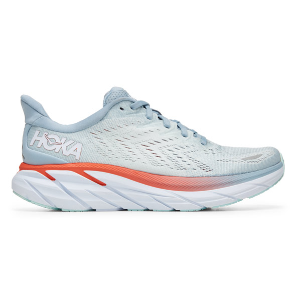 Hoka Clifton 8 Womens Running Shoes (Wide-Fit)