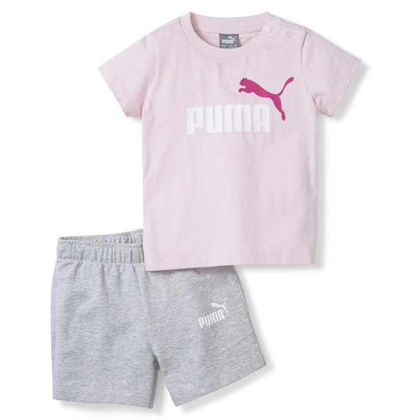PUMA Minicats Tee & Shorts Set B Pink