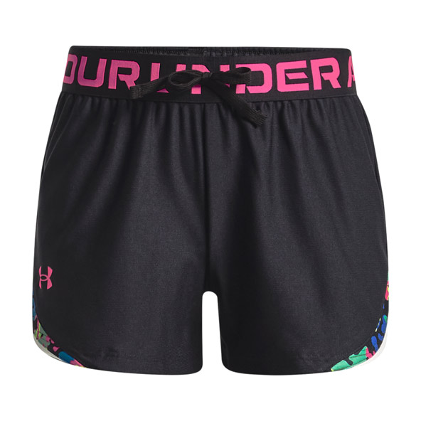 Under Armour Girls Play Up Tri-Color Shorts