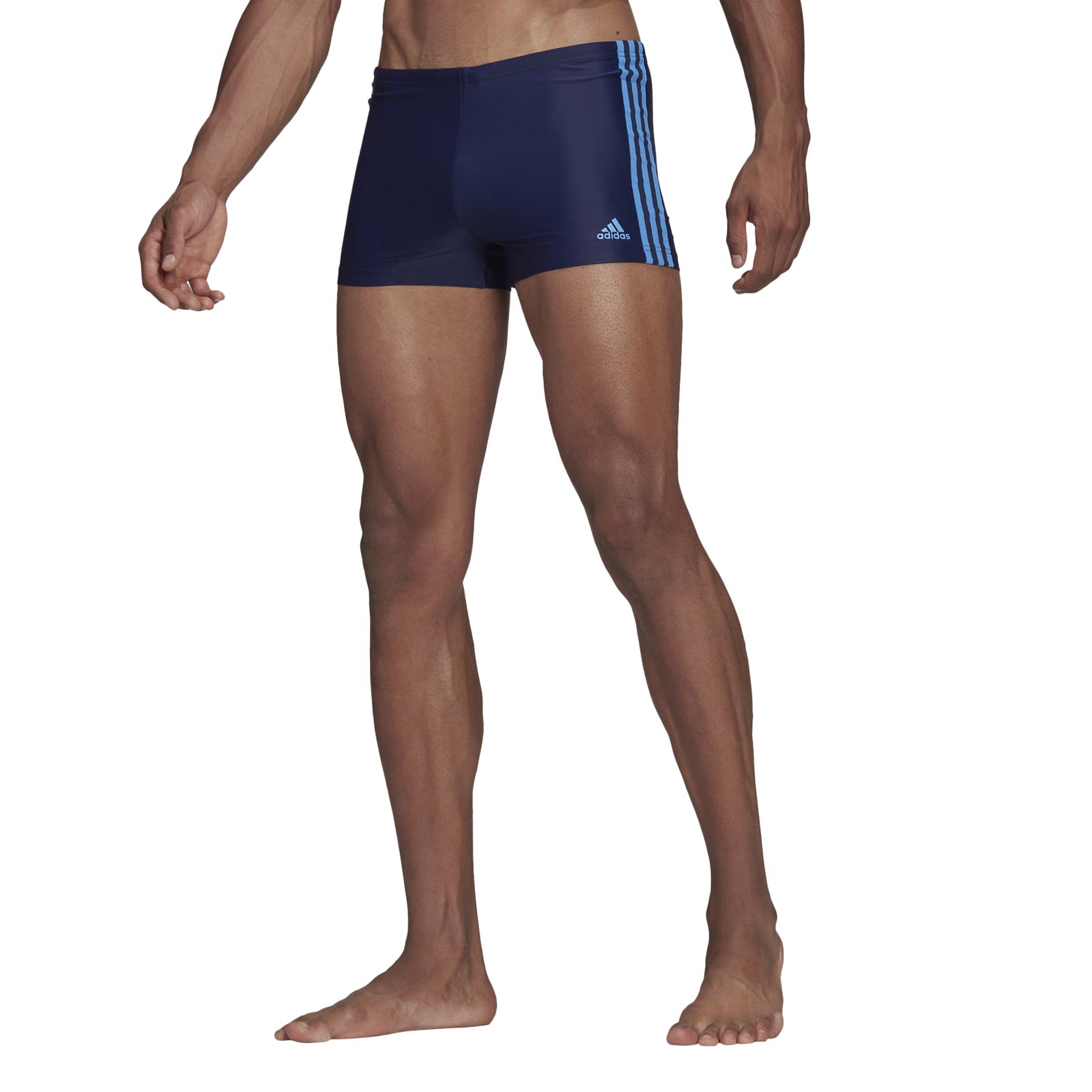 adidas Mens 3-Stripes Swim Boxers