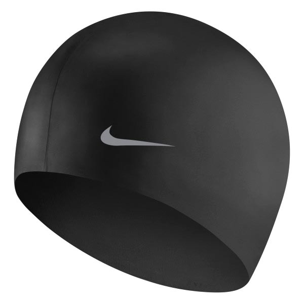 Nike Kids Solid Silicone Cap Black