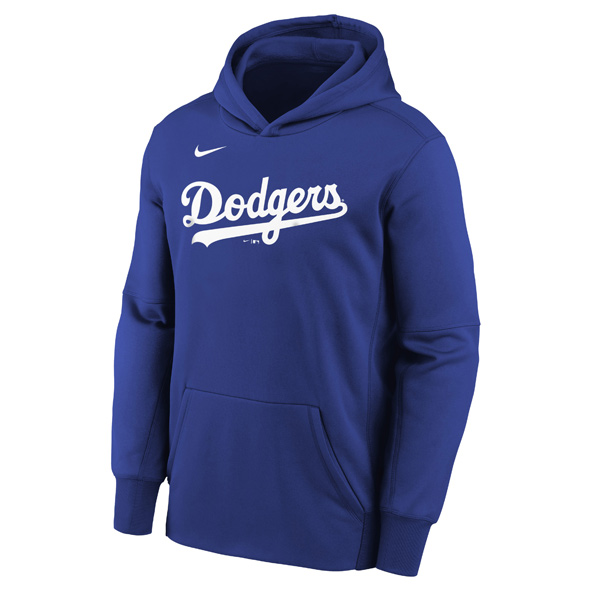 Nike Dodgers Wordmark Boys Pullover Blue