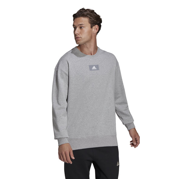 Adidas Mens Essentials FeelVivid Drop Shoulder Sweatshirt