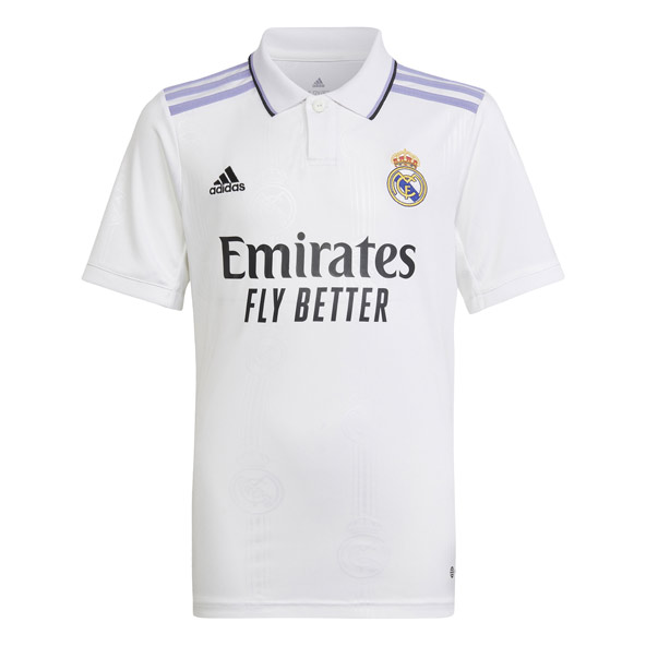 adidas Real Madrid 2022/23 Kids Home Jersey