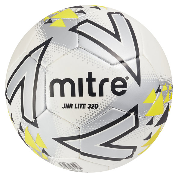 Mitre Jnr Lite 320 Football White/Yellow