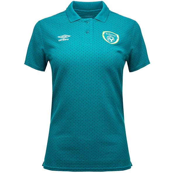 Umbro Ireland FAI 2022 Womens CVC Polo Shirt