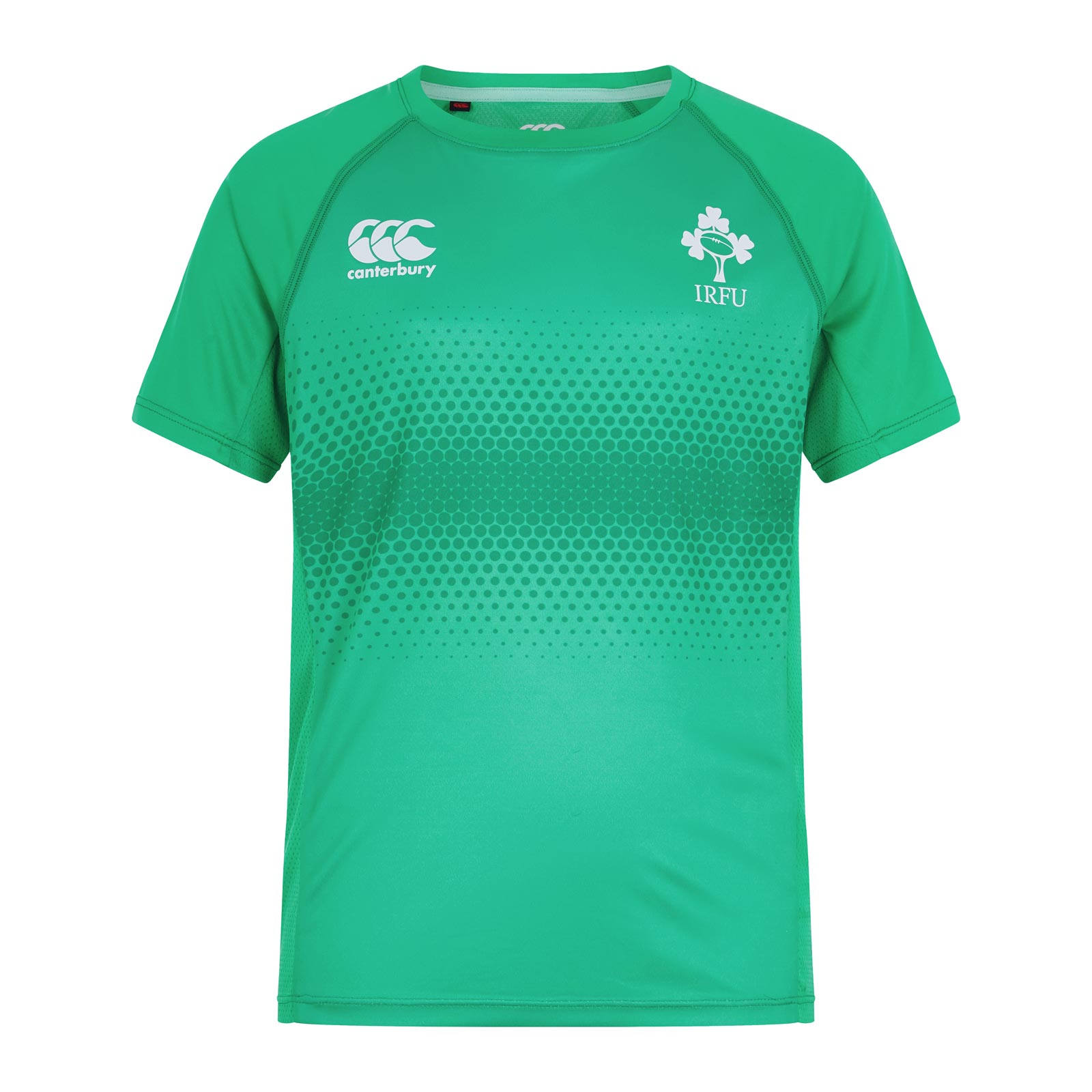 Ireland Rugby Canterbury Kids Super Light Training T-Shirt New Green 